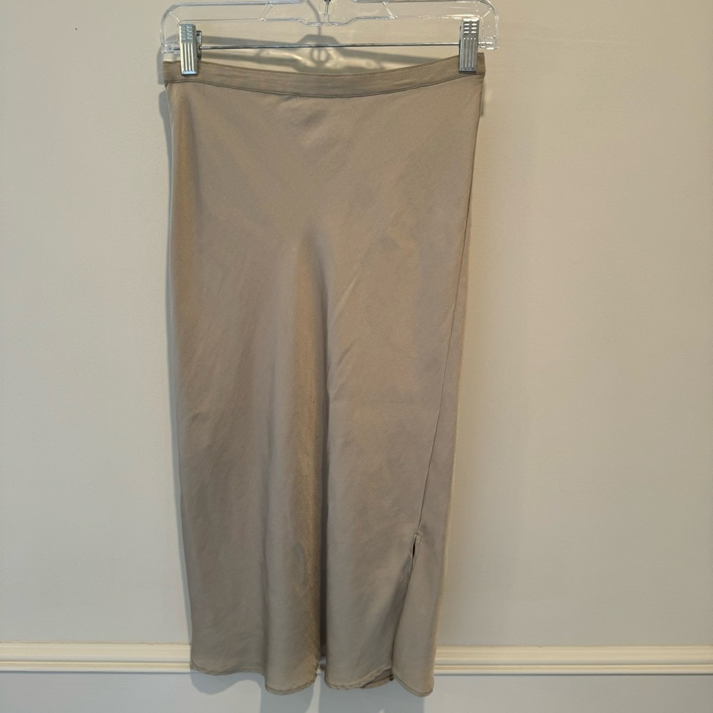 Anine Bing Nude Slip Skirt